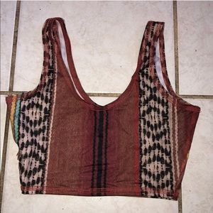 Border town red lover tank